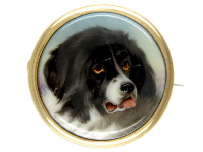 Gold Dog Brooch by Ford