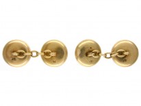 Gold & Mother of Pearl Cufflinks
