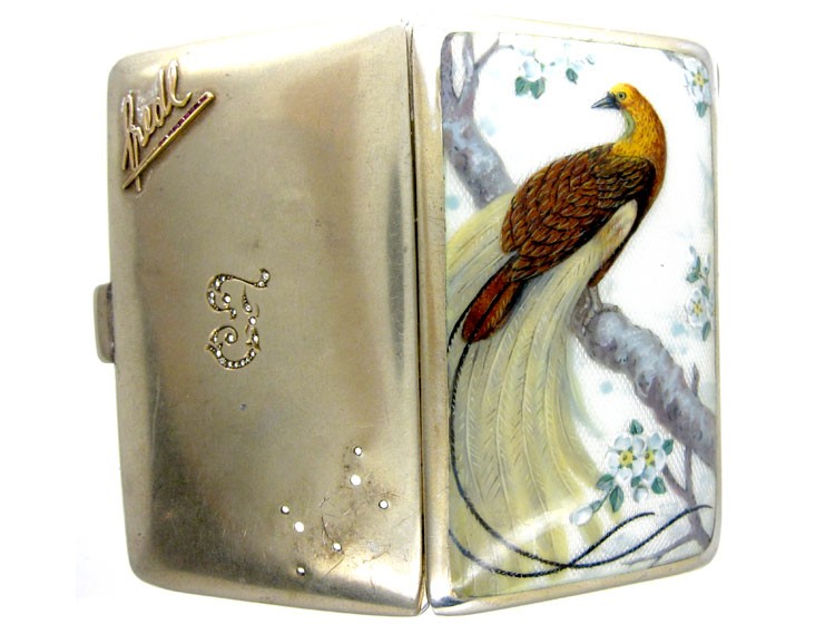 Bird of Paradise Cigarette Case