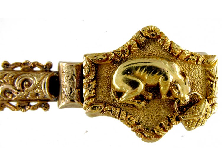 Georgian Gold Dog Bracelet