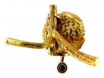 Gold Bird Brooch by E. Wolfe & Co.
