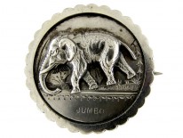 Silver Jumbo The Elephant Brooch