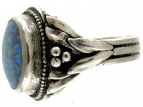 Bernard Instone Silver Arts & Crafts Ring