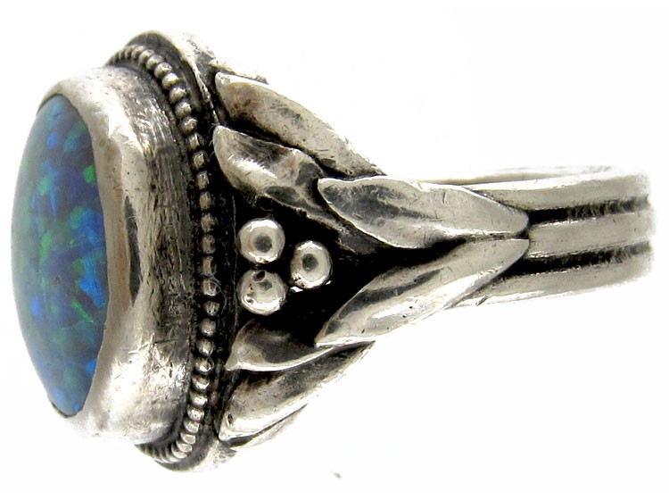 Bernard Instone Silver Arts & Crafts Ring