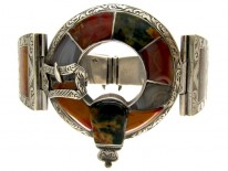 Silver Scottish Garter Bracelet
