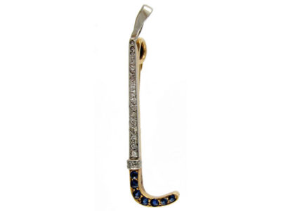 Sapphire & Diamond Riding Whip