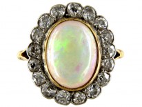 Diamond & Opal Dress Ring