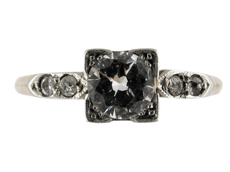 Edwardian Diamond Ring (278L/JO) | The Antique Jewellery Company