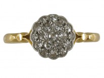 Diamond Edwardian Cluster Ring