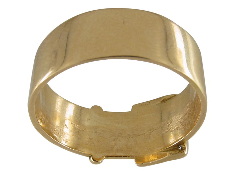 Victorian Gold Buckle Ring