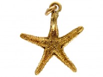 Gold Starfish Charm
