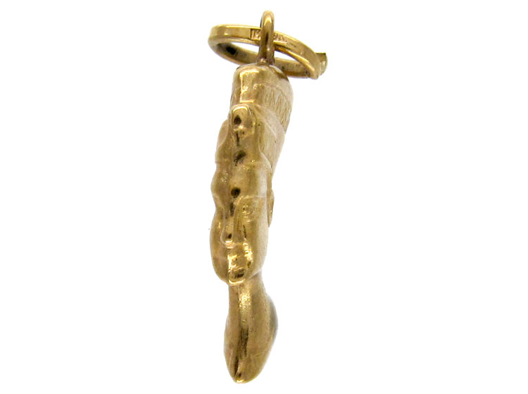 Gold Tutankamen Charm (184Z) | The Antique Jewellery Company