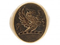 9ct Gold Griffin Signet Ring