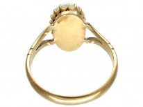 Opal Single Stone Gold Ring