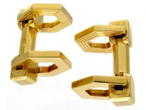 18ct Gold Stirrup Cufflinks