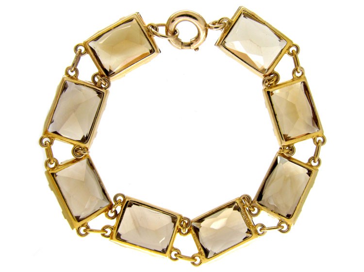 Citrine Gold Bracelet