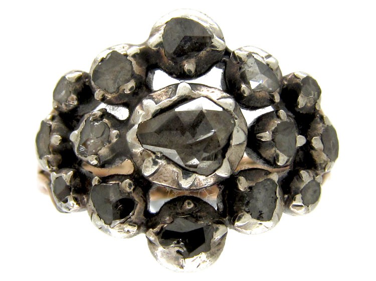 Georgian Multi Rose Diamond Ring