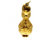 Gold Rabbit Charm