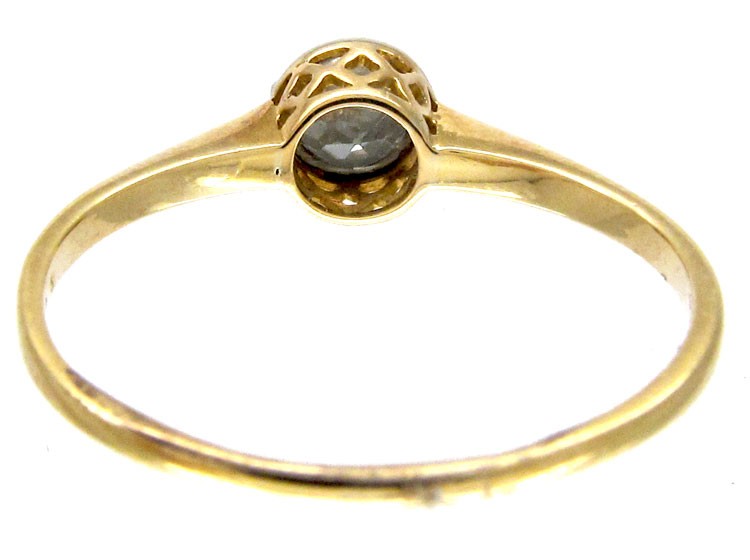 Diamond Edwardian Solitaire Ring