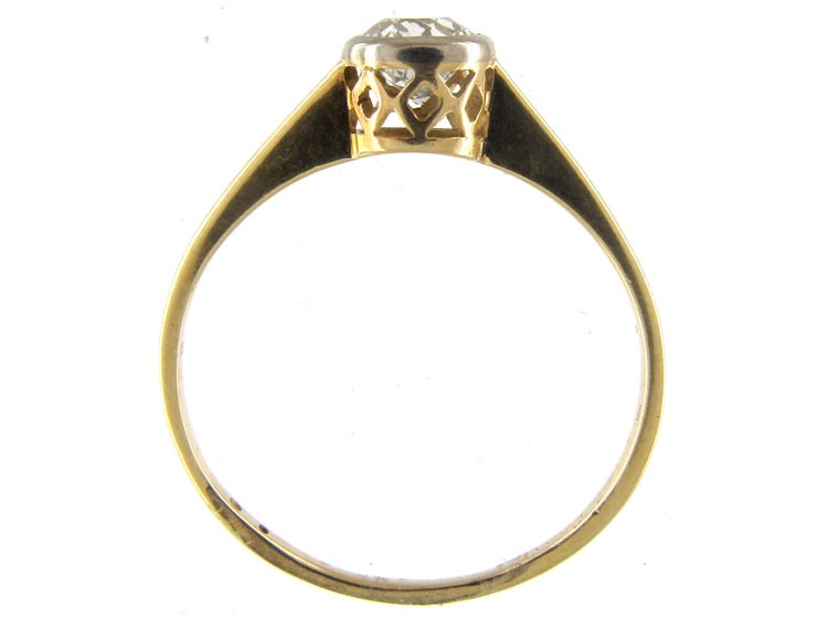Diamond Edwardian Solitaire Ring