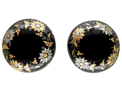 Victorian Round Pique Earrings
