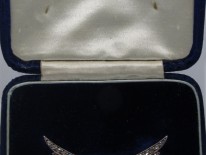 Diamond Wings Brooch in Original Case