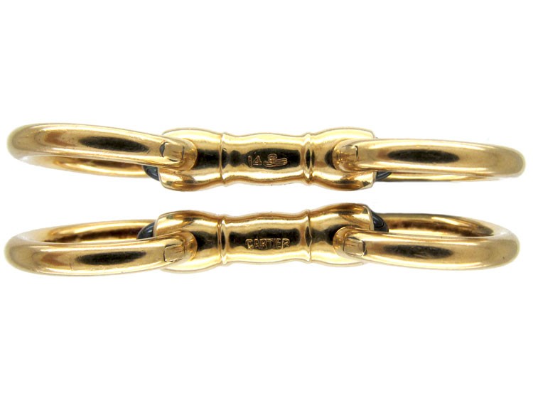 Cartier Stirrup 18ct Gold Cufflinks