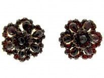 Bohemian Garnet Earrings