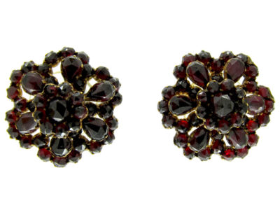 Bohemian Garnet Earrings