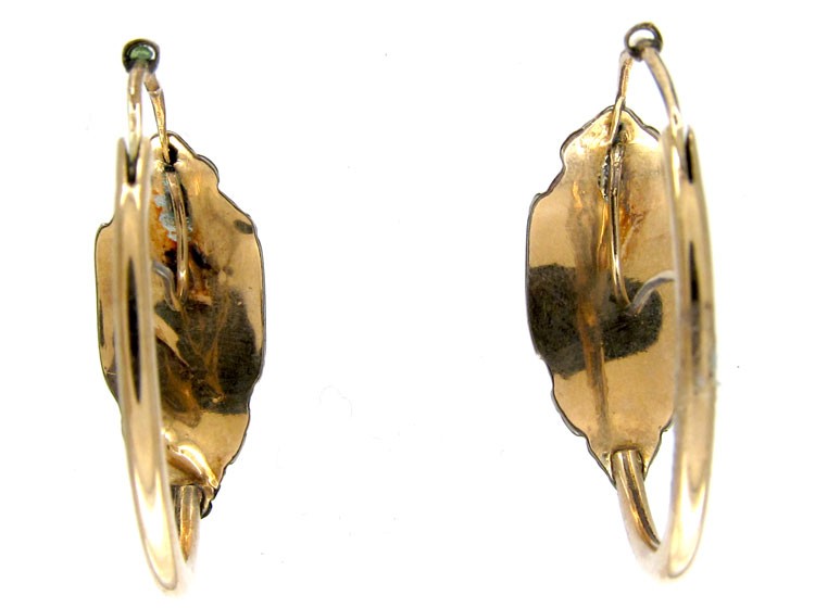 Georgian Gold Hoop Earrings