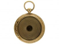 Gold Engraved Georgian Locket