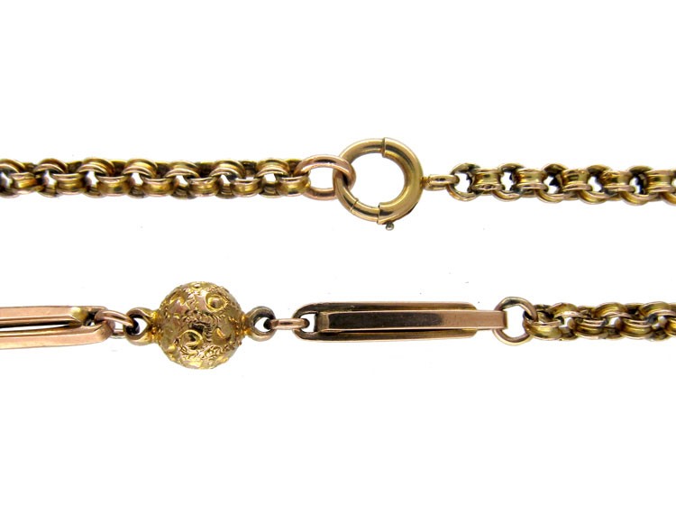 Victorian Gold Bobble Chain