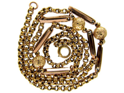 Victorian Gold Bobble Chain