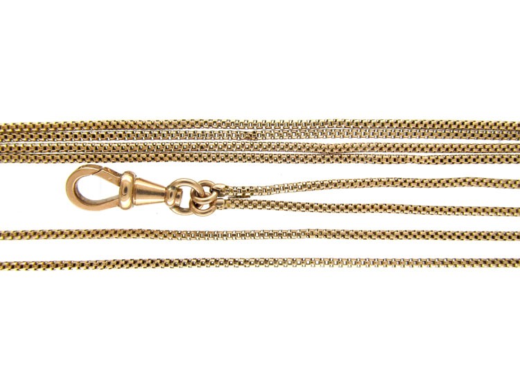Fine 9ct Gold Victorian Guard Chain