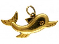Gold Dolphin Charm