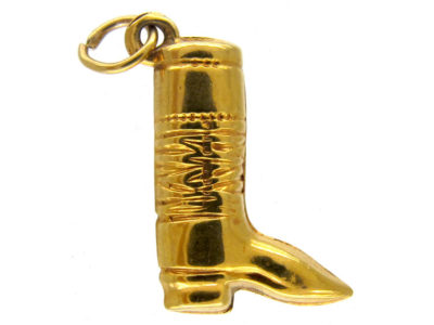 Gold Boot Charm