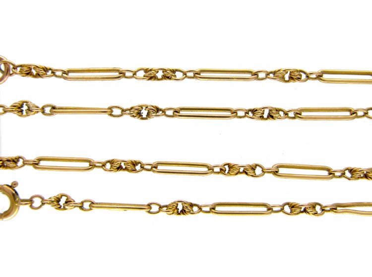 15ct Gold Decorated Chain