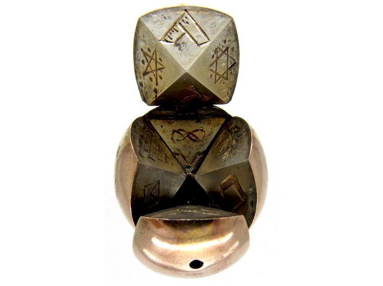 9ct Gold Masonic Ball Locket