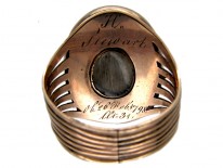 Georgian Miniature Mourning Ring of Man