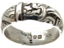 Silver Victorian Buckle Ring