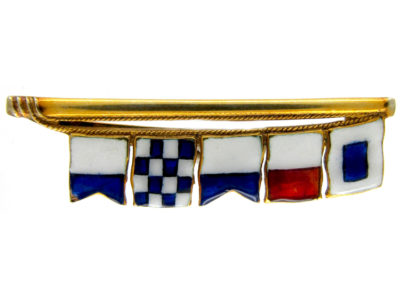 Flags Brooch