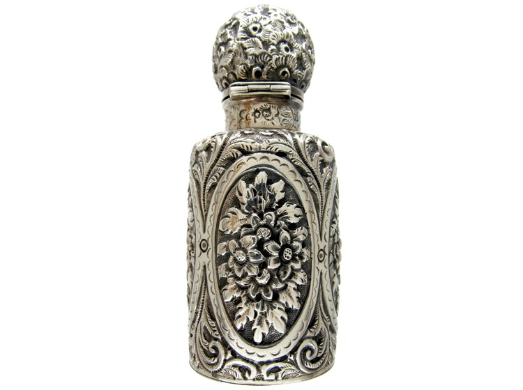 Victorian Silver Scent Bottle