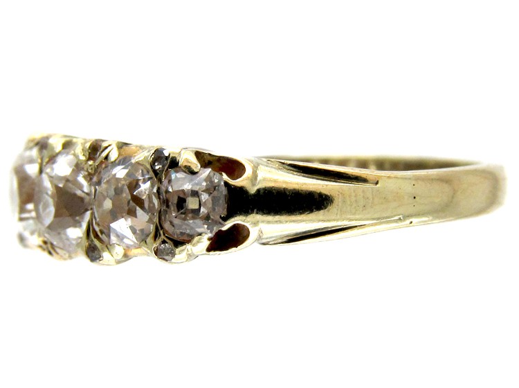 Diamond Seven Stone Victorian Ring