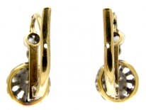 Rose Diamond 18ct Gold Victorian Earrings