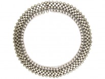 Victorian Wide Silver Collar