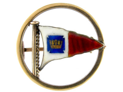 Flag Brooch