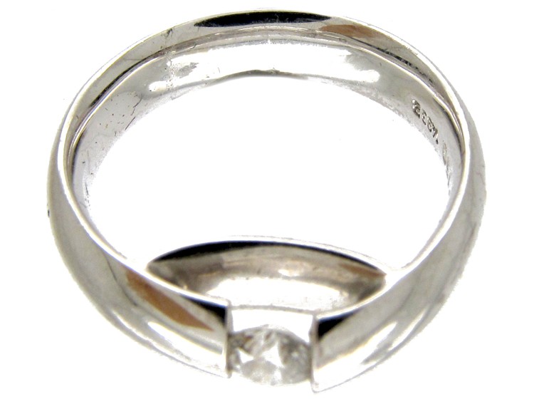 Georg Jensen 18ct White Gold & Diamond Ring