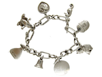 Georg Jensen Silver Charm Bracelet