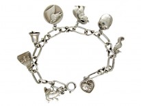 Georg Jensen Silver Charm Bracelet