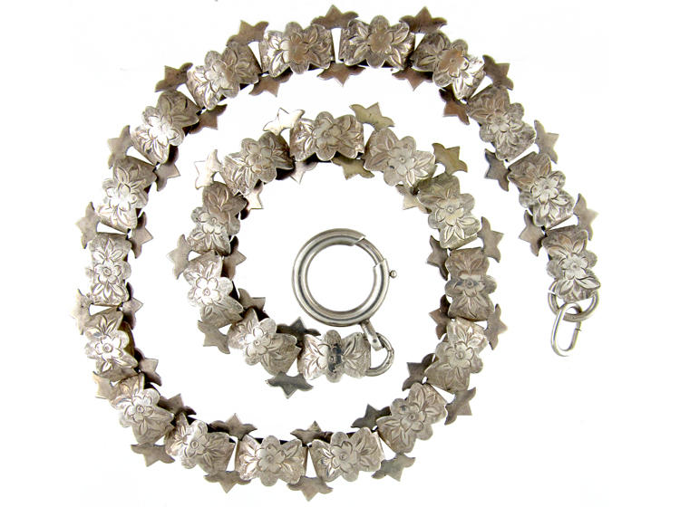 Silver Victorian Collar (789C) | The Antique Jewellery Company